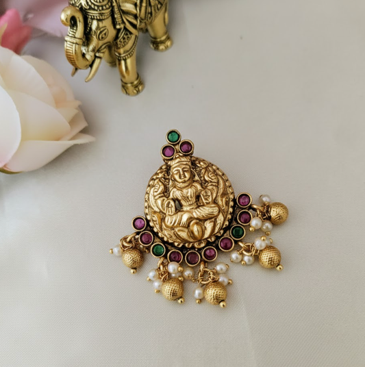Lakshmi kemp stone hair pin