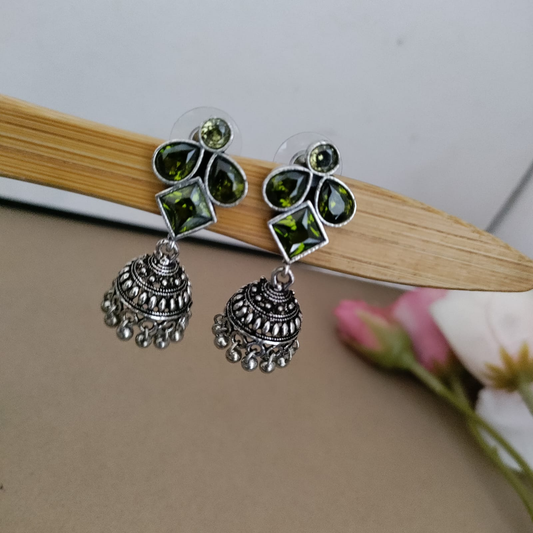 4 stone jumkha earring