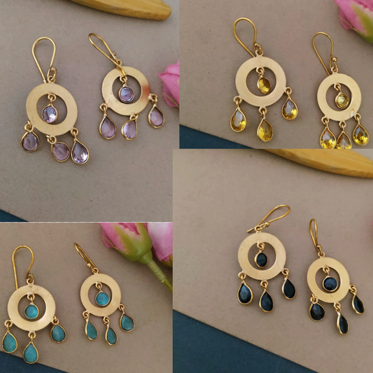Round Stone earring