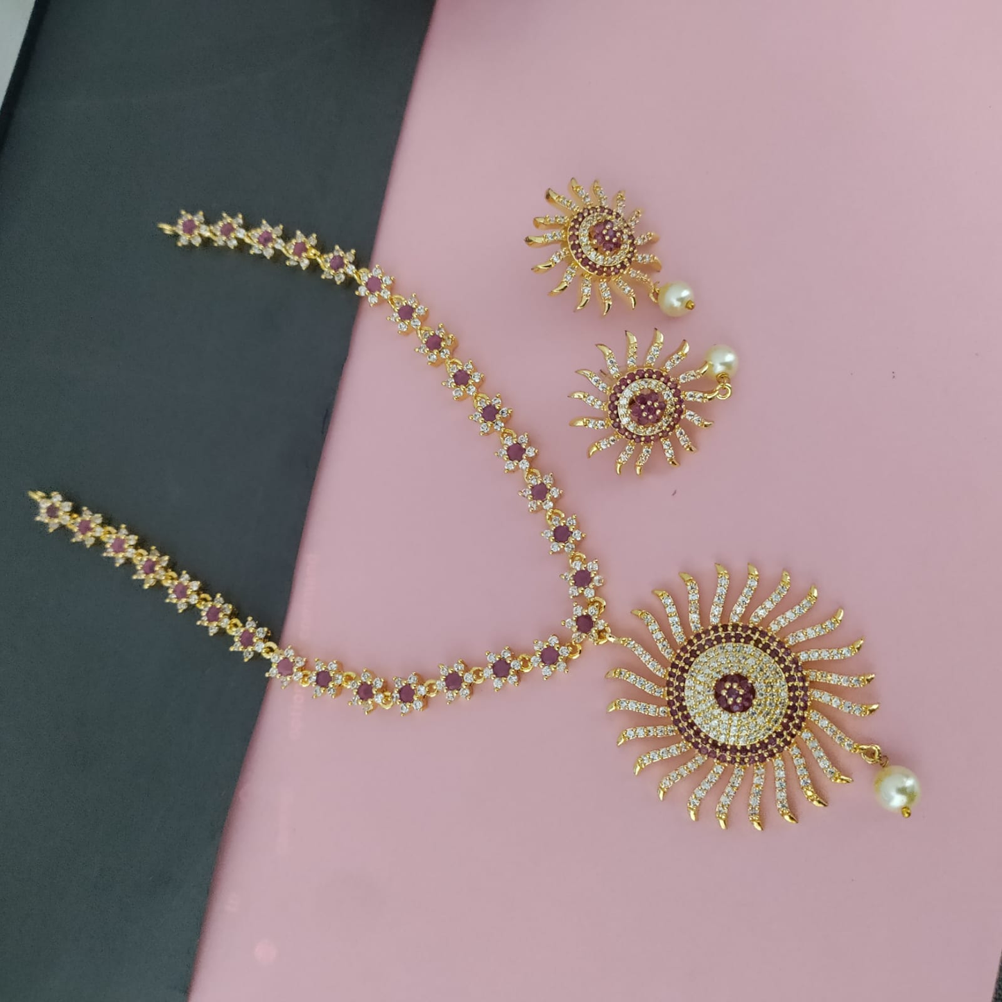Chakra AD necklace set