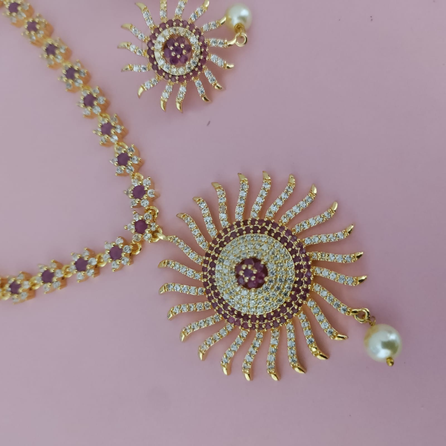 Chakra AD necklace set