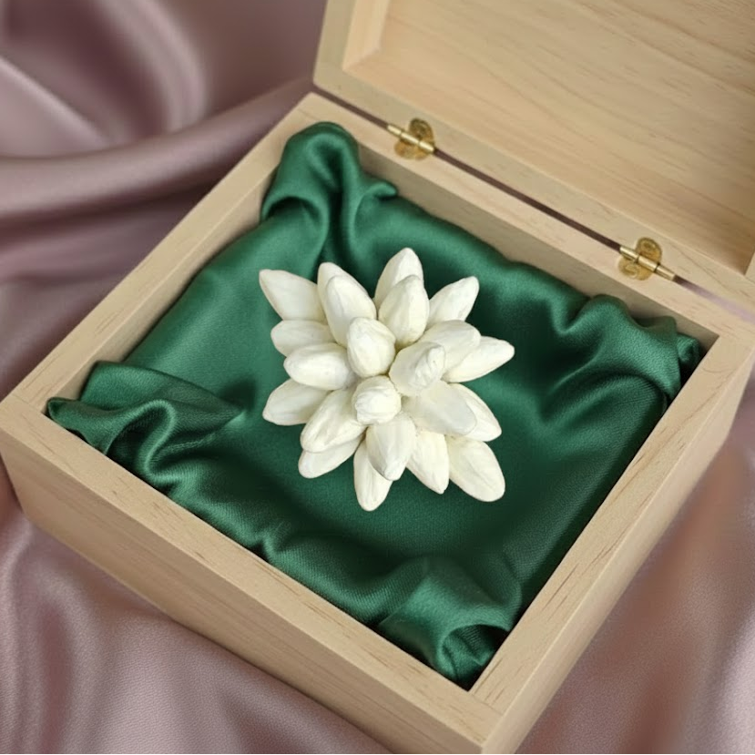 Realistic Jasmine Bud Hair clip
