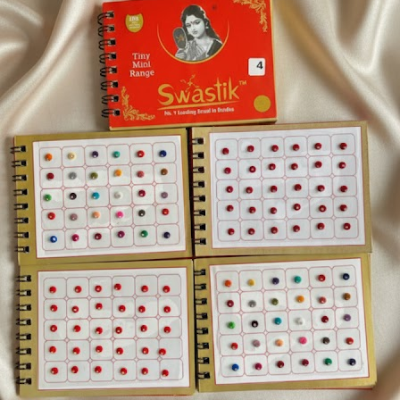 120 pcs Mini Stone Bindi Spiral booklet - Size 3