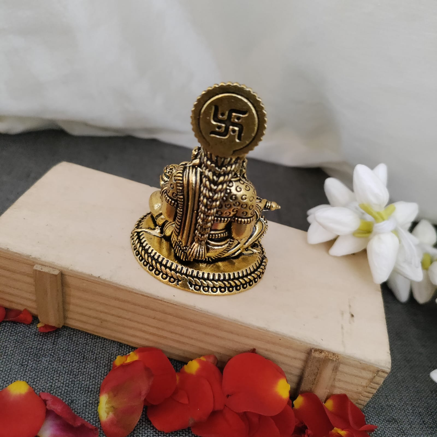 Brass Goddess Annapoorani Idol - 7cm