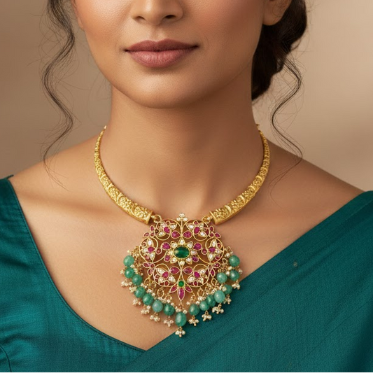 Jadau kundan  hasli