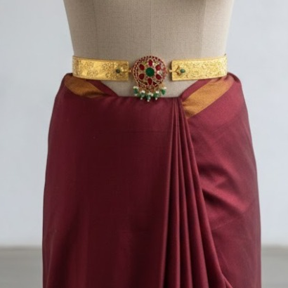 Jadau kundan pendant Hipbelt