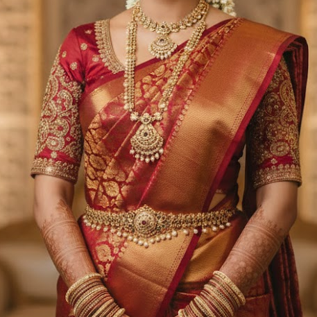 Golden floral design Hipbelt