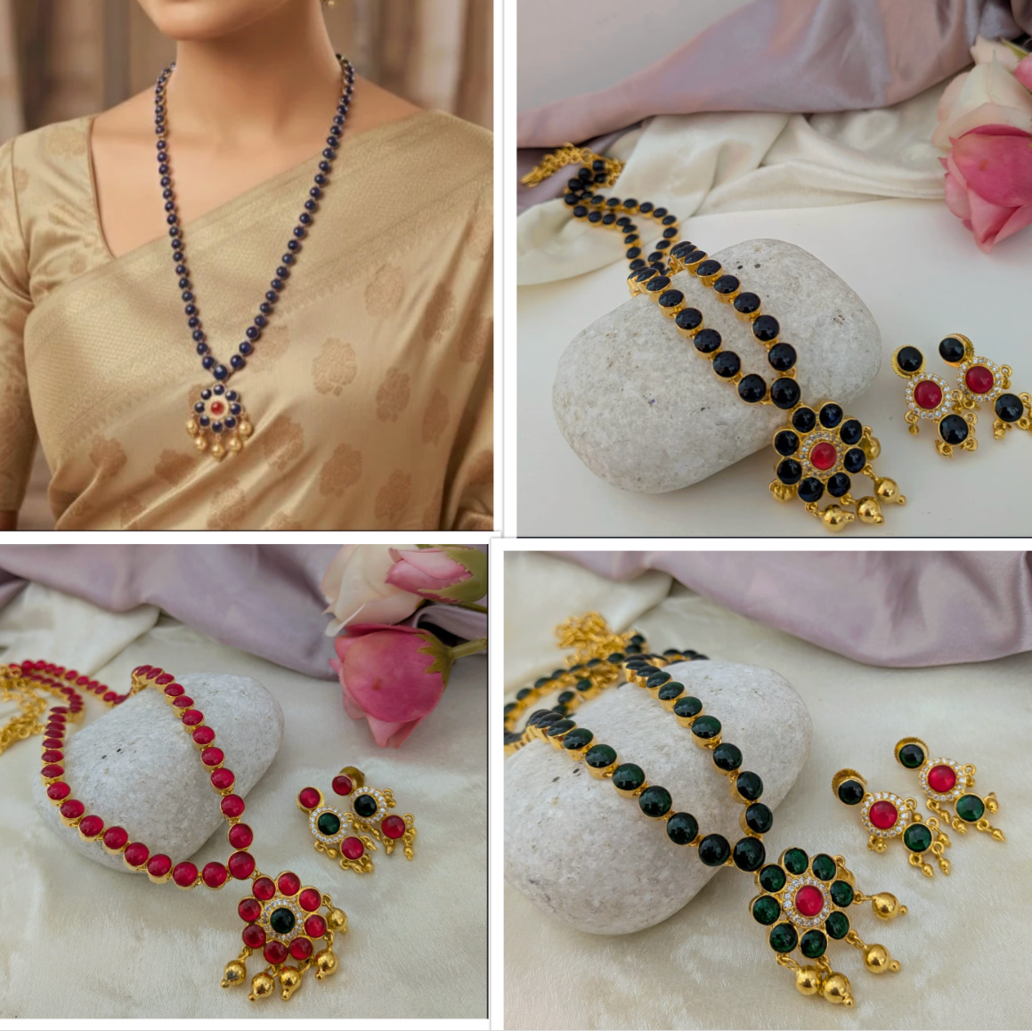 Traditional kemp long necklace