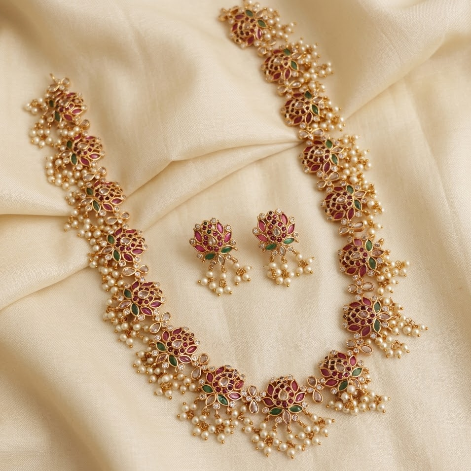 Lotus stone long set