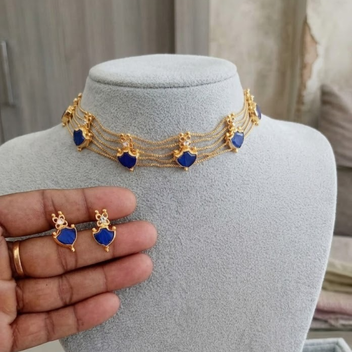 Choker Palakka Blue