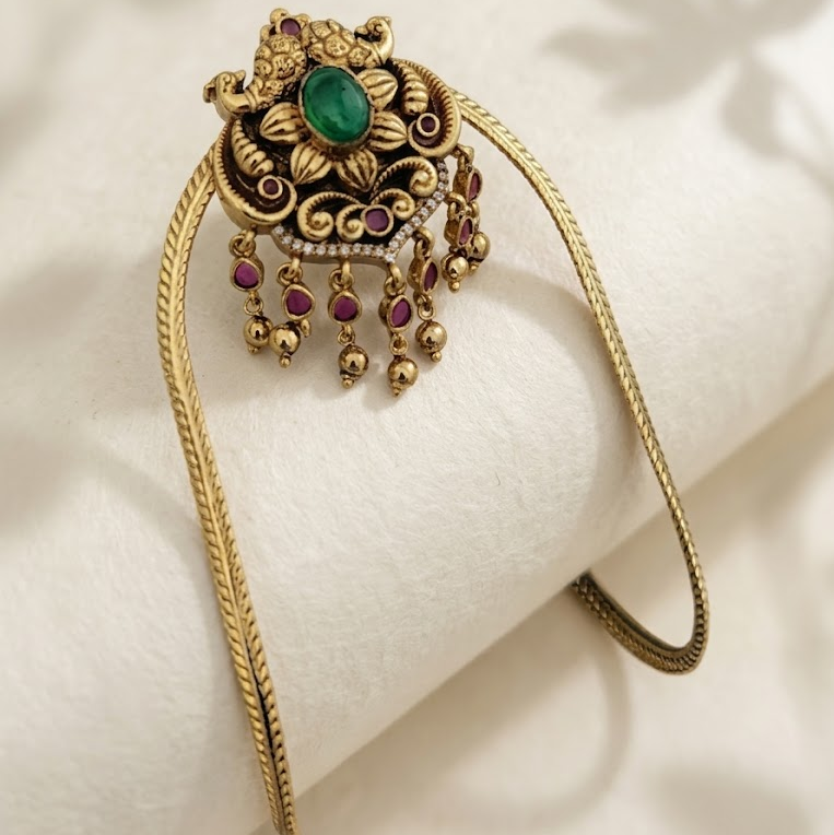 Nakshi work Non-idol floral armlet/Bajuband/Vanki