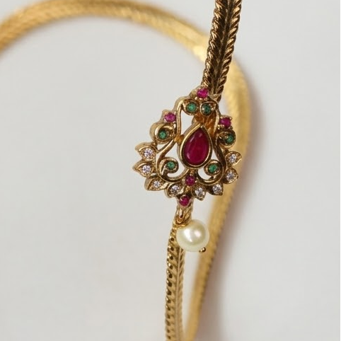 Golden Vanki/Armlet floral design bridal
