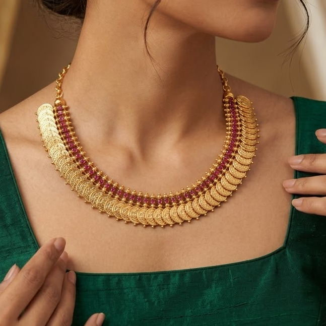 Kasu Coin mala necklace
