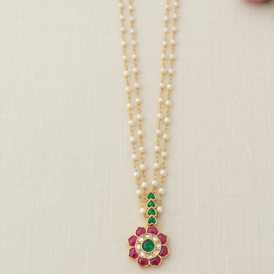 Jadau Kundan 2 layered necklace