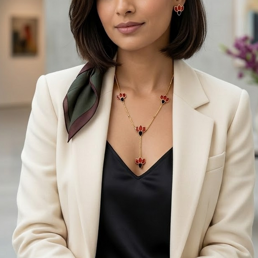 Lotus jadau chain set