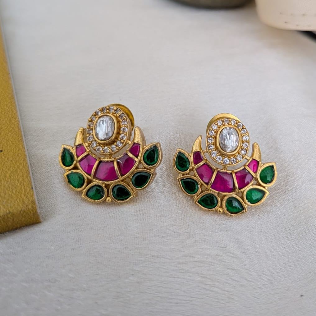 Long bali design Jadau kundan pearl necklace