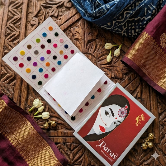 120 pcs mixed color + maroon Bindi Spiral booklet - Size 5