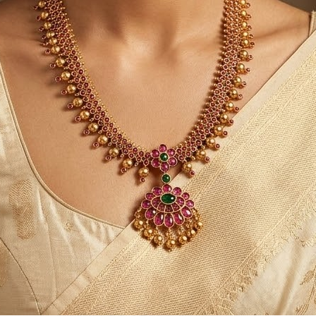 Ruby kemp necklace