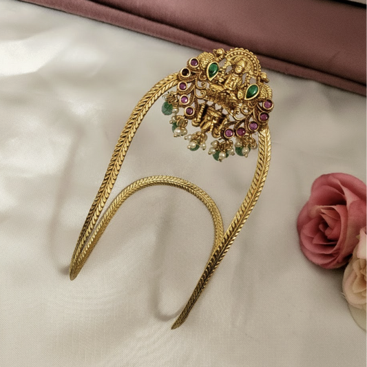 Floral lakshmi antique armlet/Vanki/Bajuband
