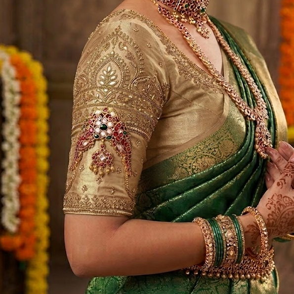 Kemp peacock design bridal Vanki