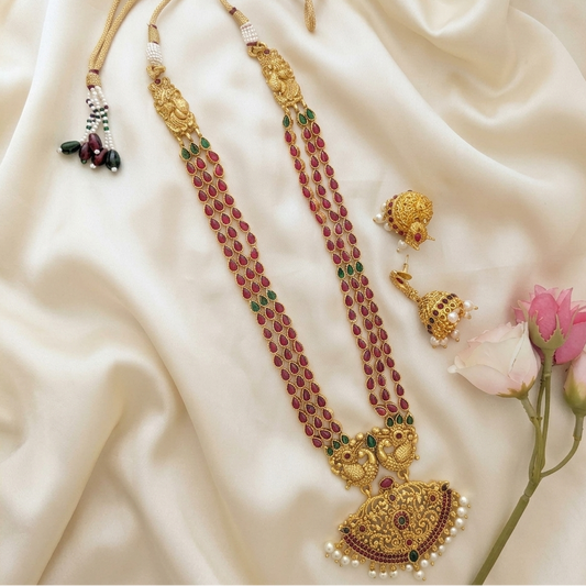 Long Bridal necklace set