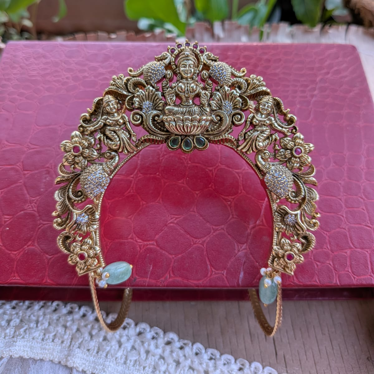Lakshmi design Nakshi work armlet BajuBand/ Vanki