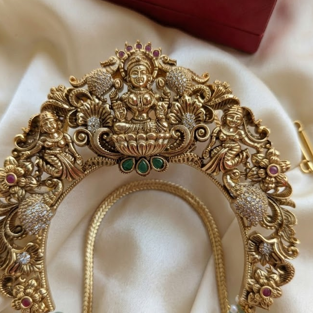 Lakshmi design Nakshi work armlet BajuBand/ Vanki