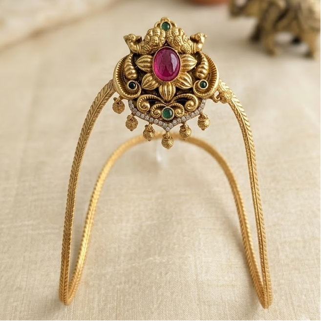 Nakshi work Non-idol floral armlet/Bajuband/Vanki