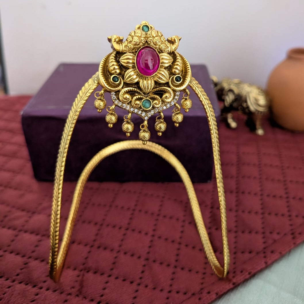 Nakshi work Non-idol floral armlet/Bajuband/Vanki