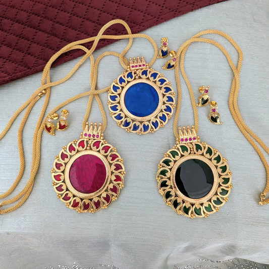 Mango microplated  kerala pendant chain