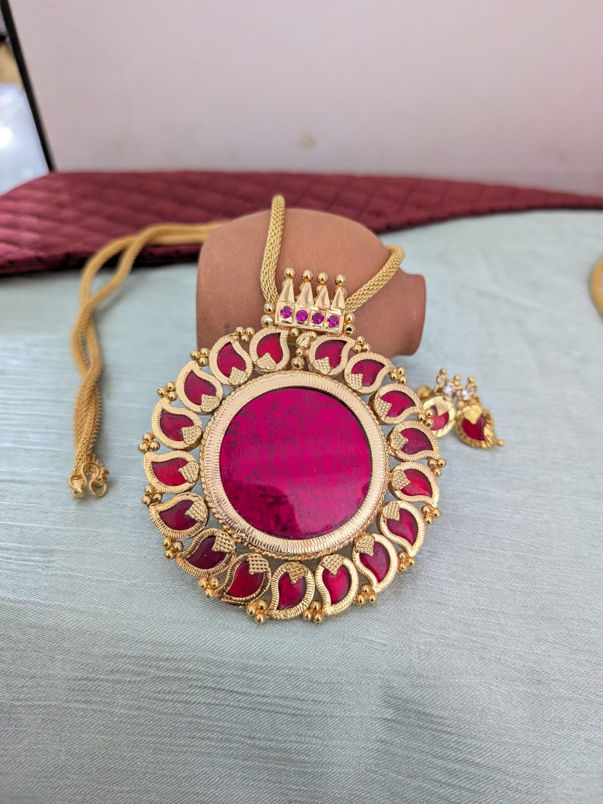 Mango microplated  kerala pendant chain
