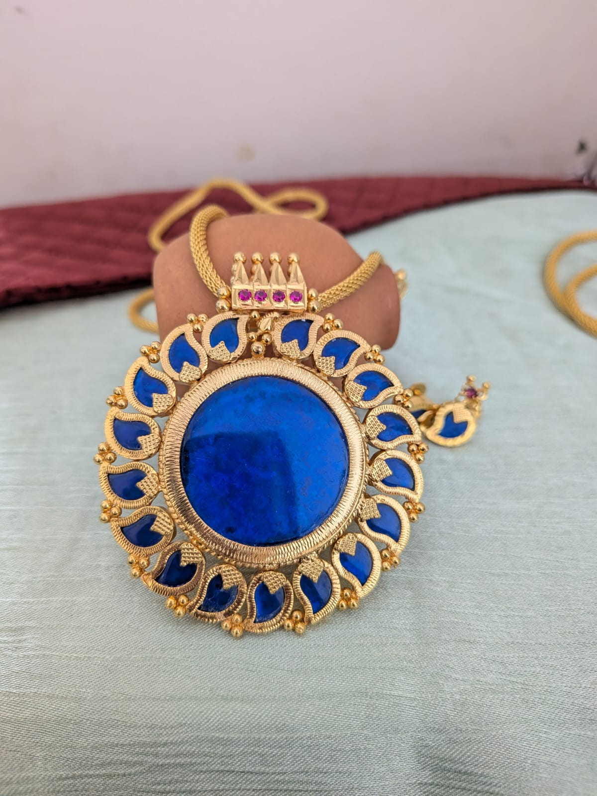 Mango microplated  kerala pendant chain