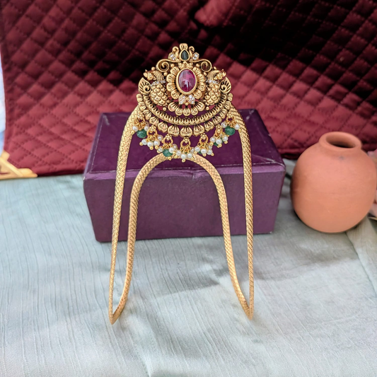 Nakshi work Non-idol floral armlet/Bajuband/Vanki