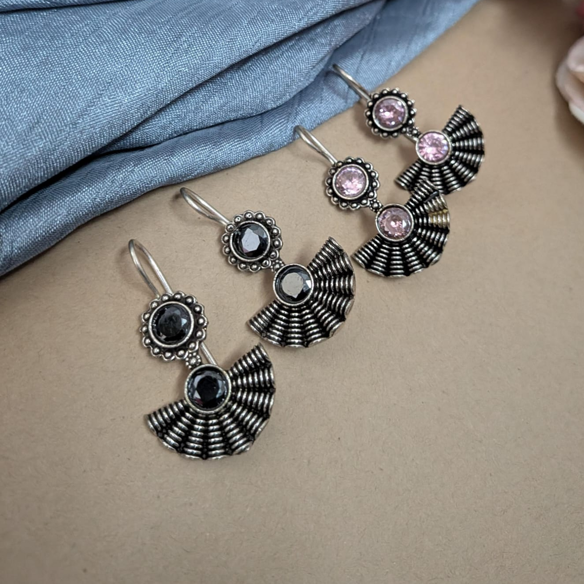 2 stone SLA earring