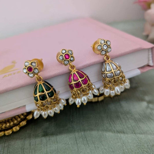 Jadau kundan jumkha