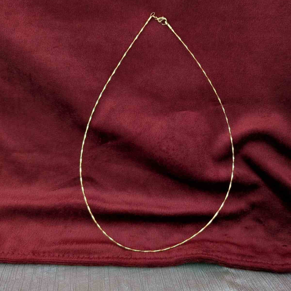 Slim Hasli Necklace Rose gold