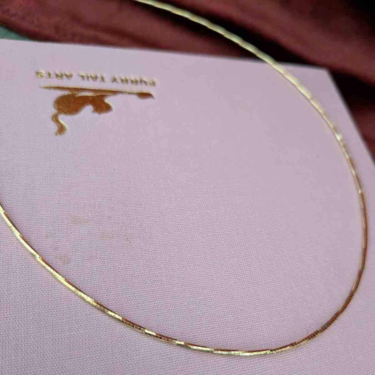 Slim Hasli Necklace Rose gold