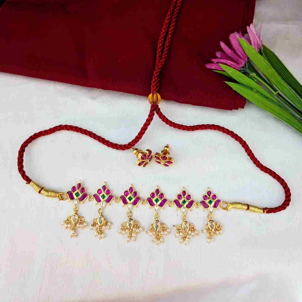 Stunning Jadau Kundan Choker Set