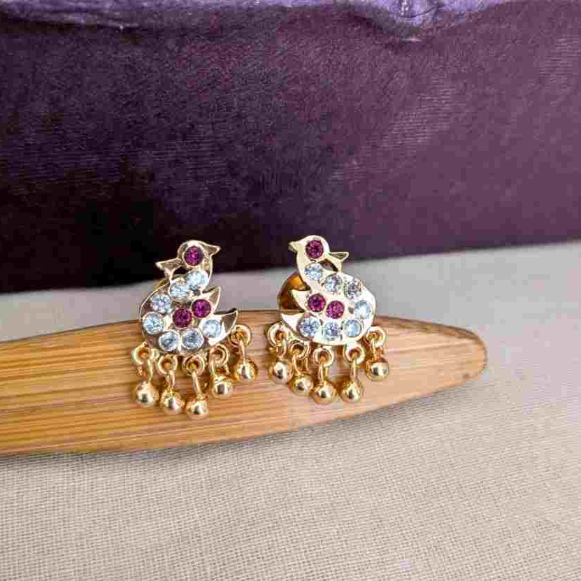 Peacock Design Impon Stud