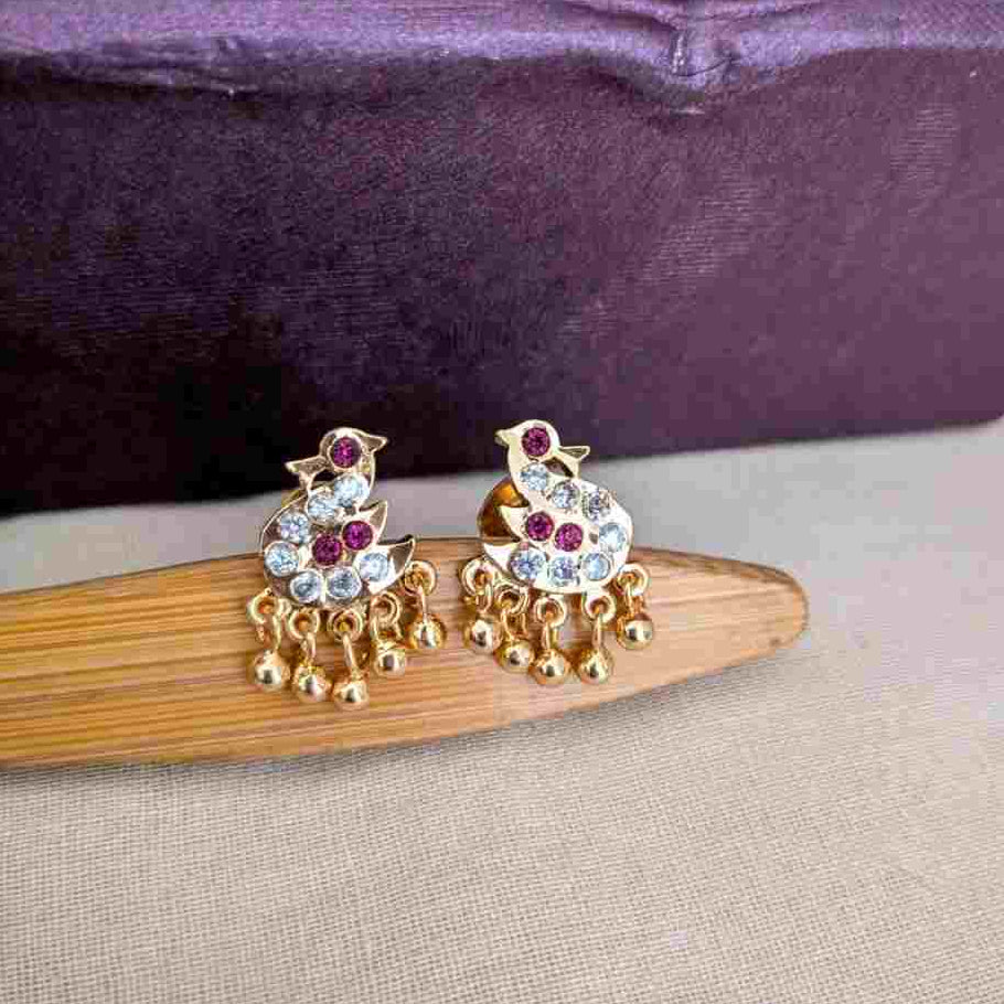 Peacock Design Impon Stud