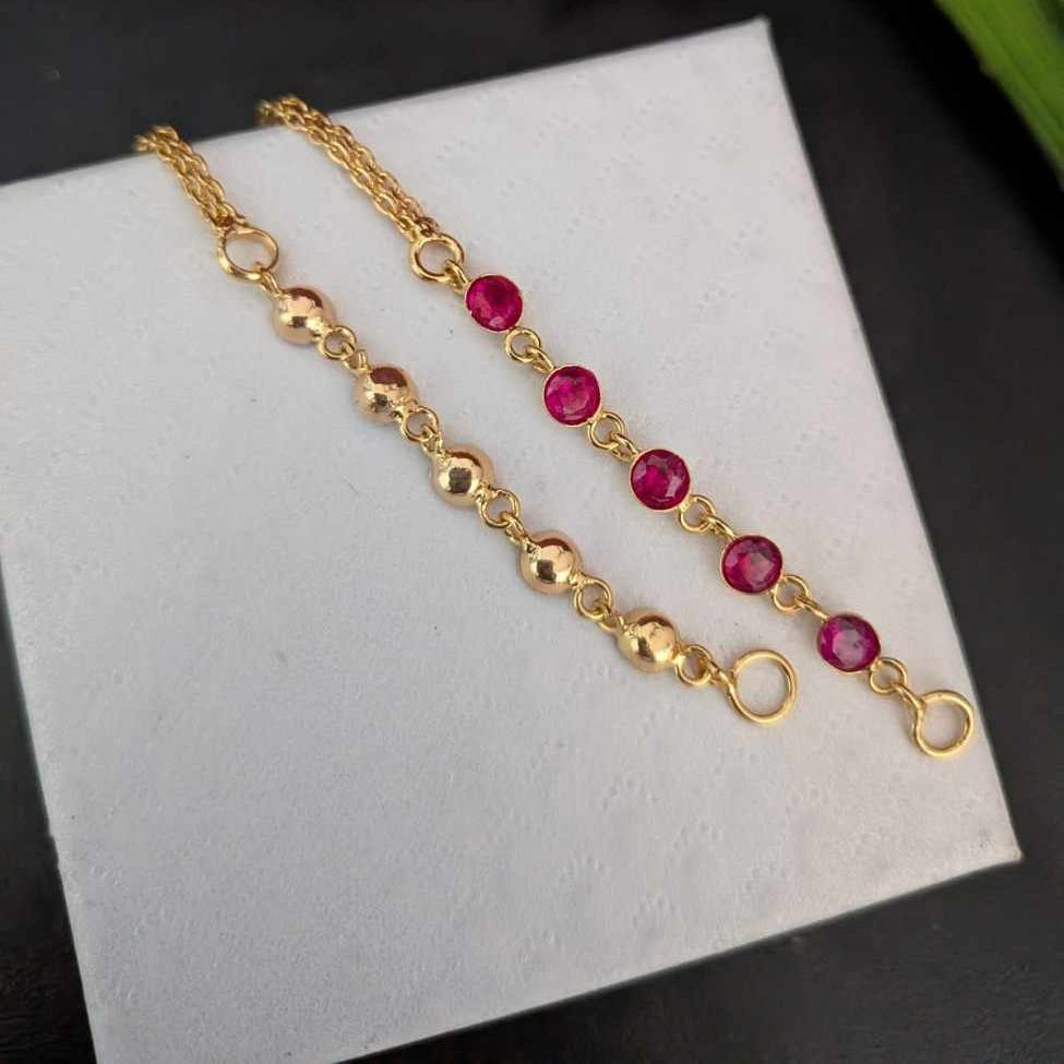 Ruby stone  maatel / Earchain