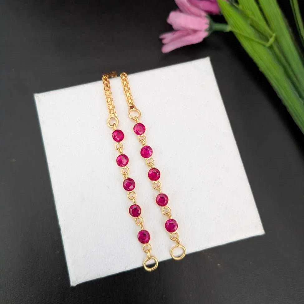 Ruby stone  maatel / Earchain