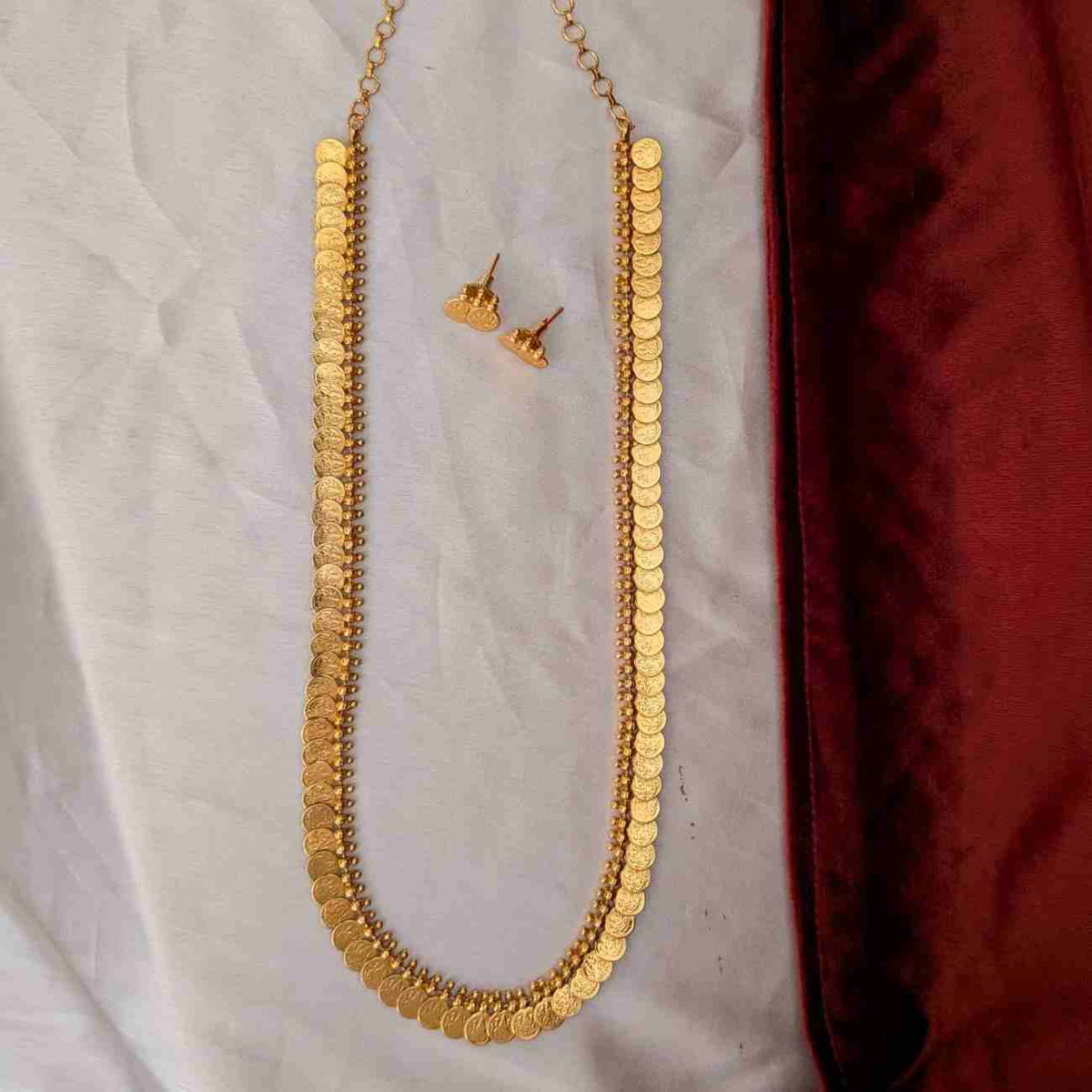 Coin Lakshmi Long Necklace