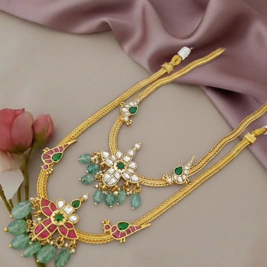 Jadau kundan  necklace