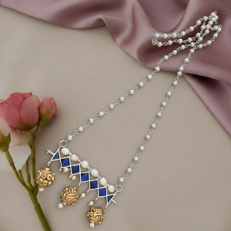 Long jadau chain